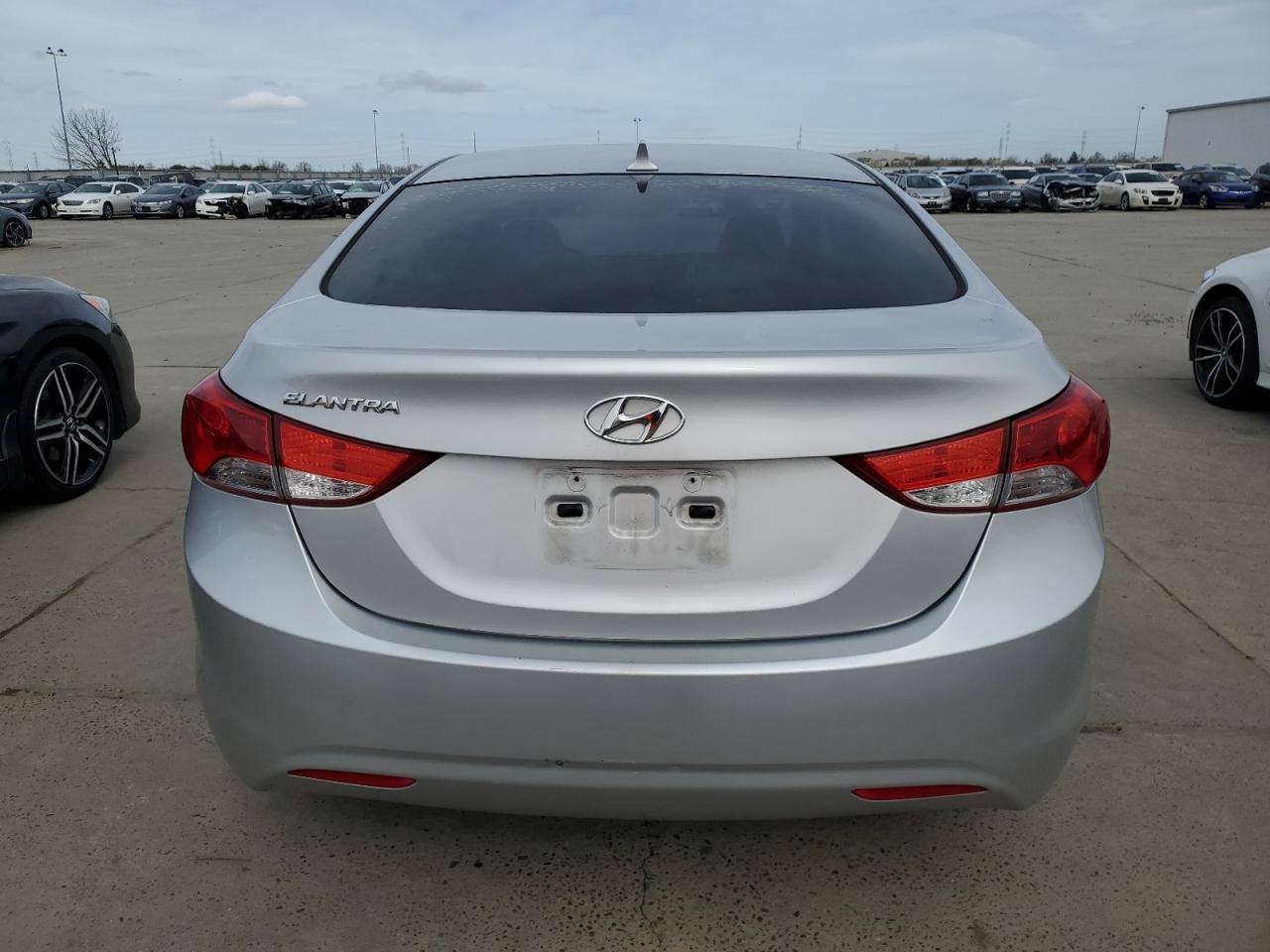 2013 Hyundai Elantra VIN KMHDH4AE5DU669628 Copart auction photo, front end damage thumbnail 6