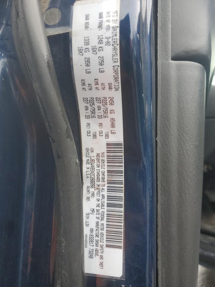 2002 Jeep Grand Cherokee VIN 1J8GW48SX2C268266 Copart auction photo, front end damage thumbnail 15
