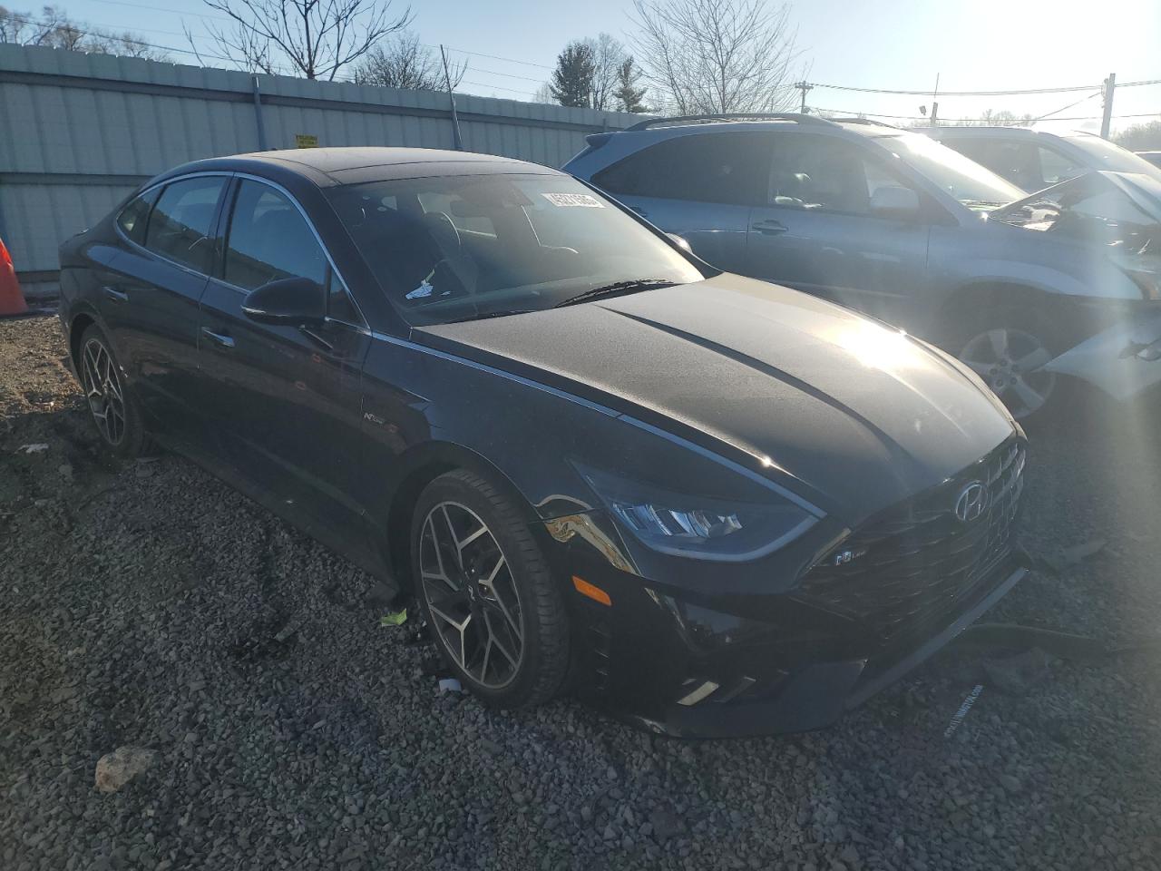 2021 Hyundai Sonata VIN 5NPEK4JC3MH130993 Copart auction photo, side / rear end damage thumbnail 4