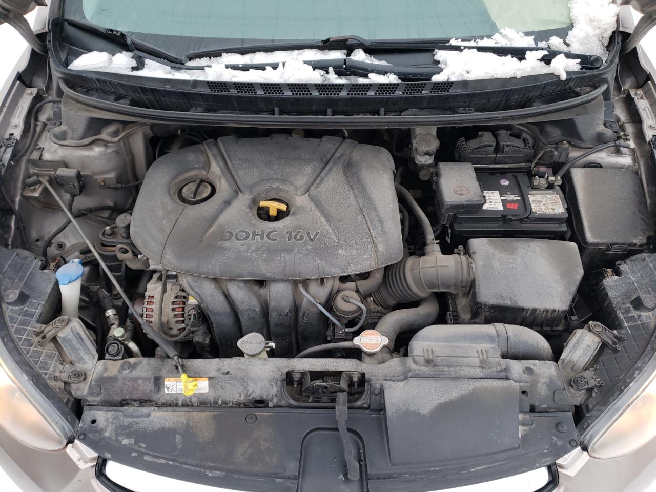 2012 Hyundai Elantra VIN 5NPDH4AE7CH064734 Copart auction photo, rear end / side damage thumbnail 11