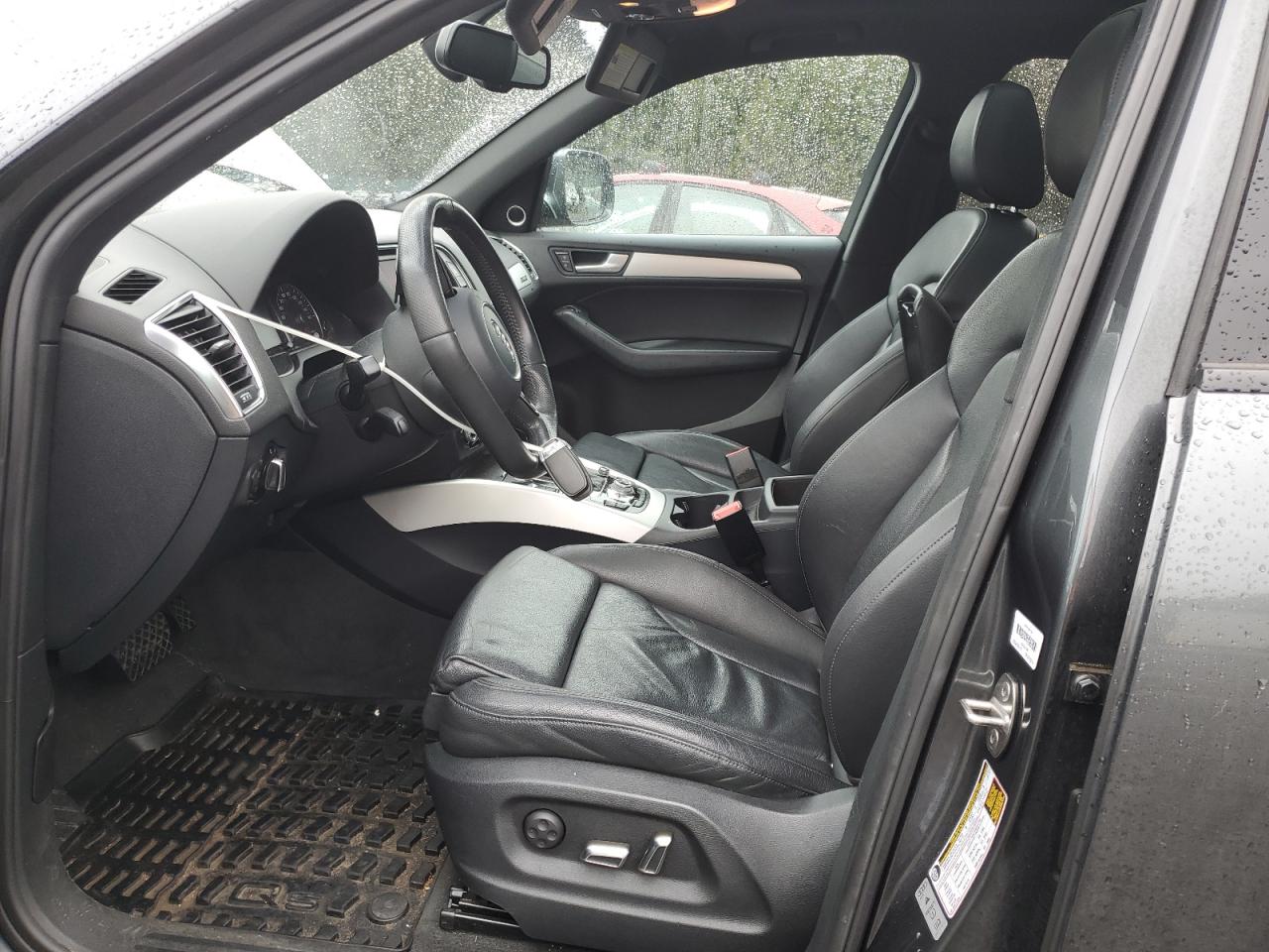 2014 Audi Q5 VIN WA1DMAFP4EA021106 Copart auction photo, front end / undercarriage damage thumbnail 7