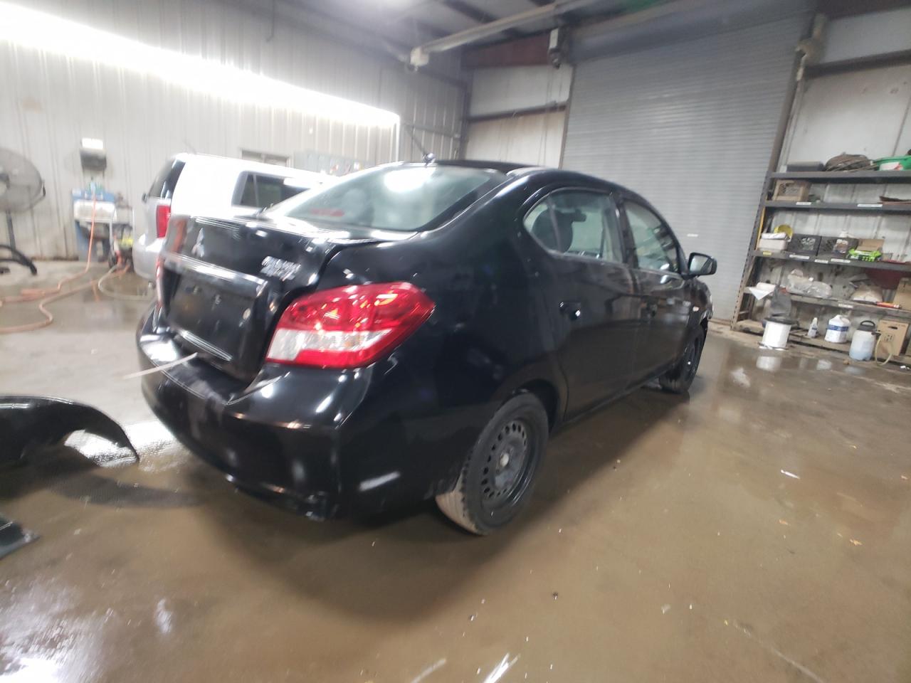 2017 Mitsubishi Mirage VIN ML32F3FJ2HHF19367 Copart auction photo, front end / rear end damage thumbnail 3