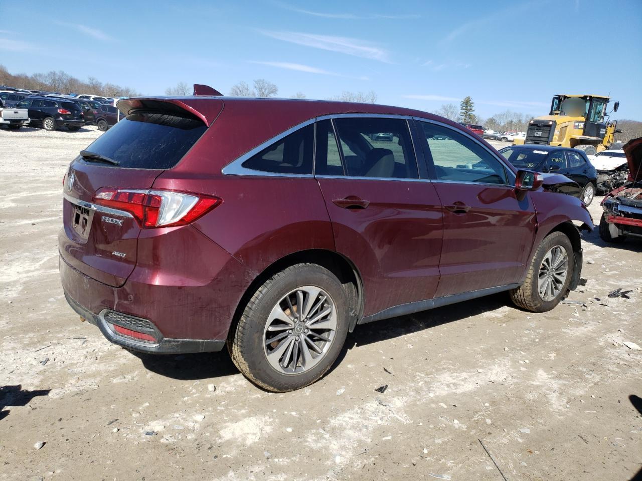2018 Acura RDX VIN 5J8TB4H70JL007113 Copart auction photo, front end / minor dent/scratches damage thumbnail 3