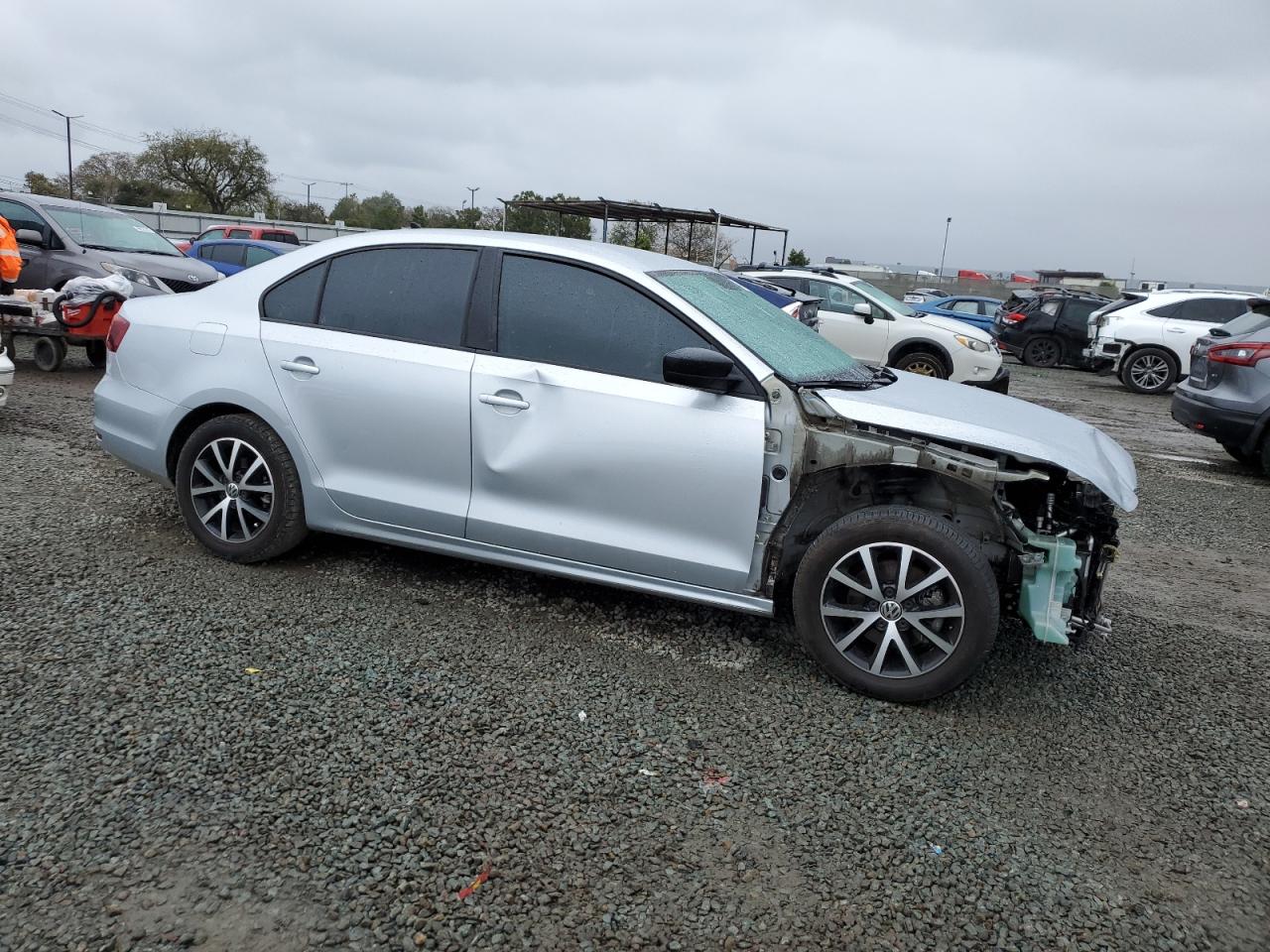 2016 Volkswagen Jetta VIN 3VWD67AJ9GM234531 Copart auction photo, front end / side damage thumbnail 4