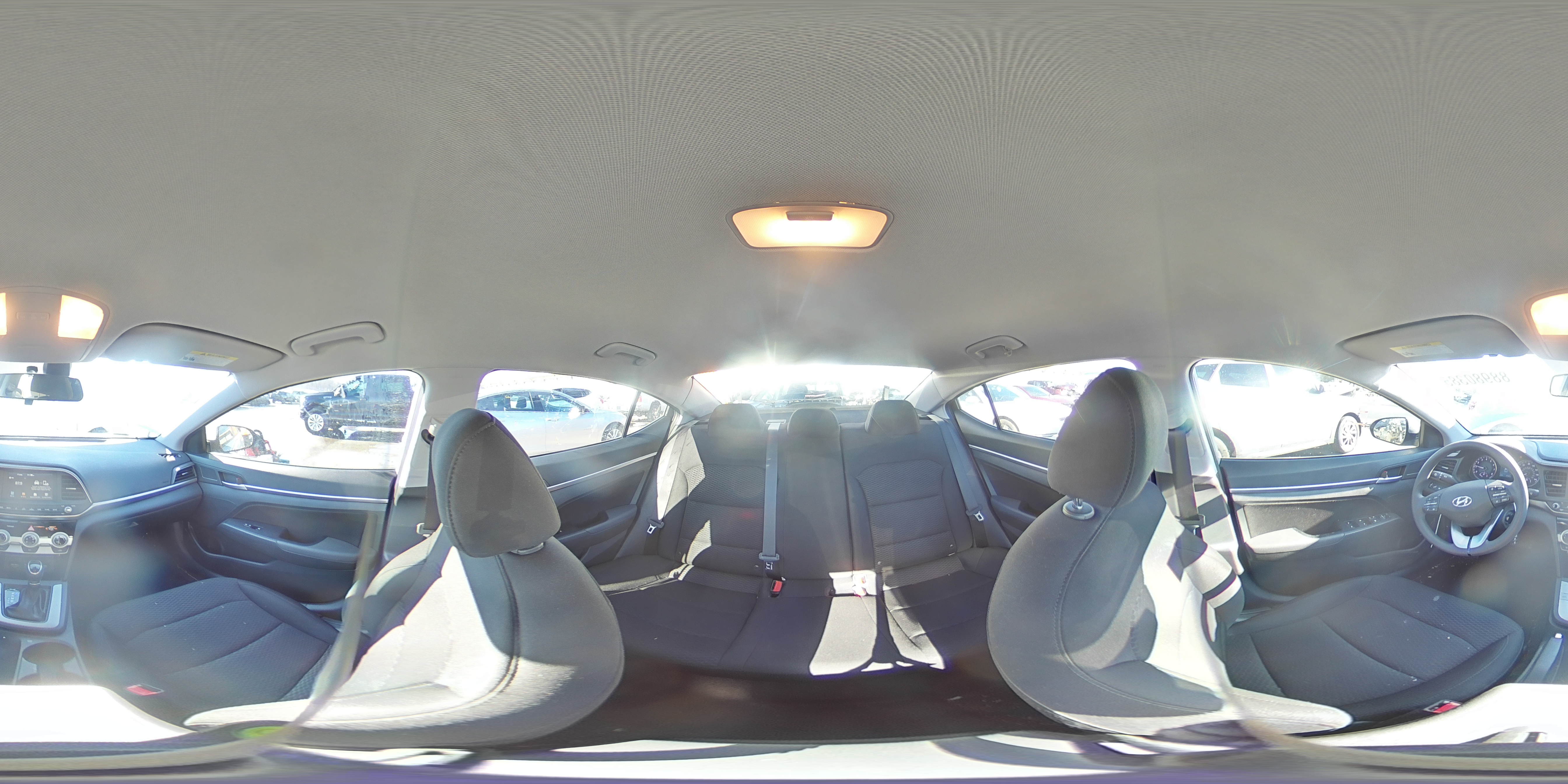 2019 Hyundai Elantra VIN 5NPD84LF4KH439984 Copart auction photo, rear end damage thumbnail 13