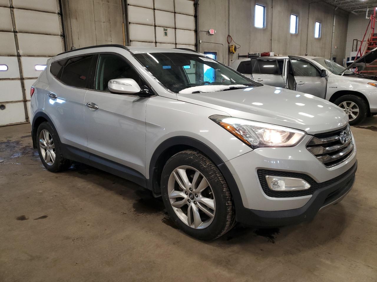 2014 Hyundai Santa Fe VIN 5XYZUDLA7EG185849 Copart auction photo, vandalism / rear end damage thumbnail 4