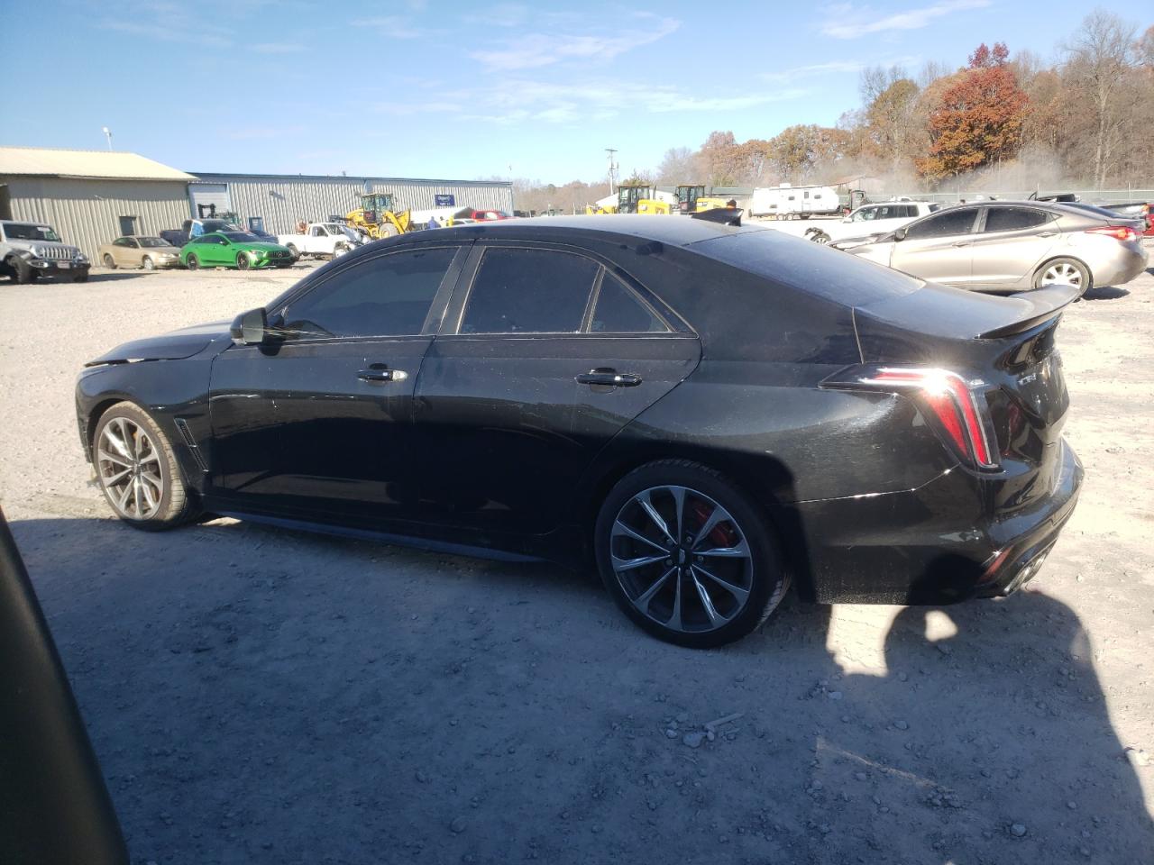 2022 Cadillac CT4-V VIN 1G6D75RPXN0410051 Copart auction photo, vandalism / front end damage thumbnail 2