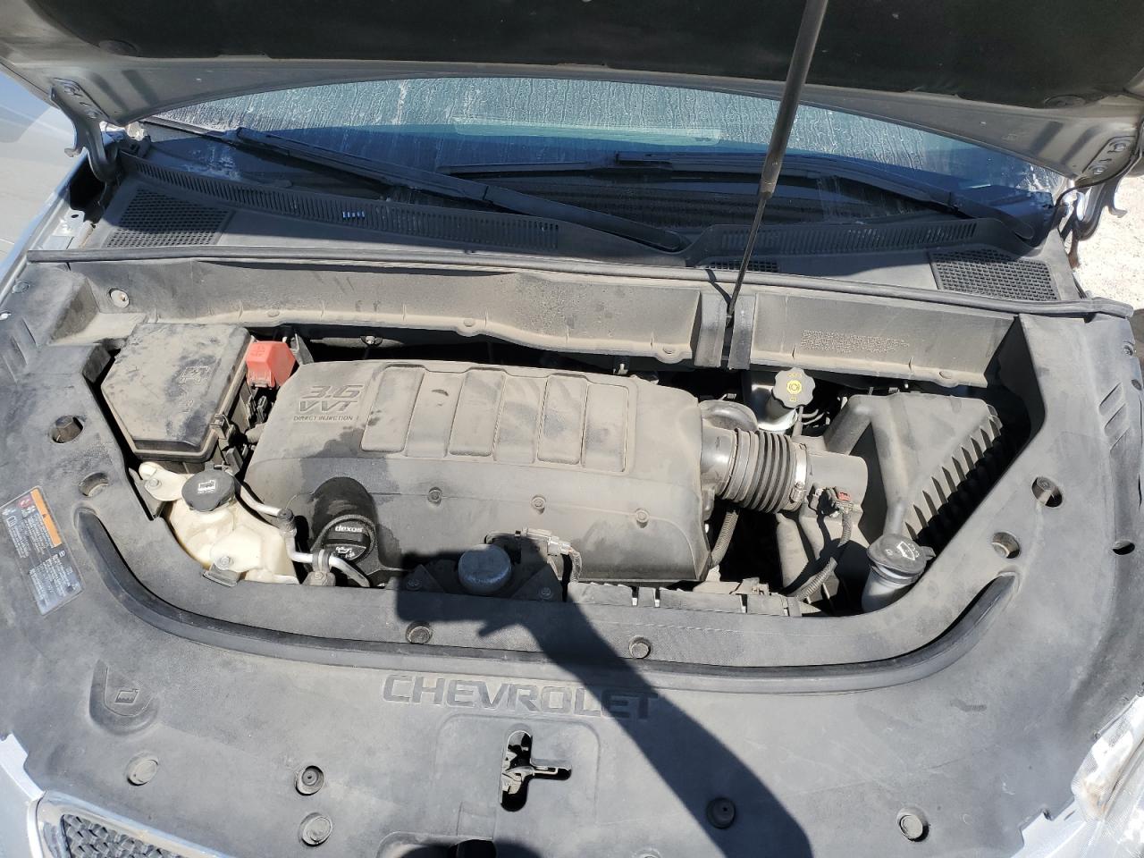 2012 Chevrolet Traverse VIN 1GNKRJEDXCJ268639 Copart auction photo, front end / side damage thumbnail 13