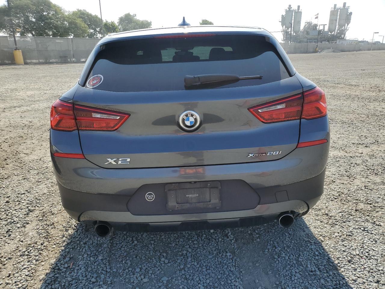 2018 BMW X2 VIN WBXYJ5C39JEF75100 Copart auction photo, undercarriage / minor dent/scratches damage thumbnail 6