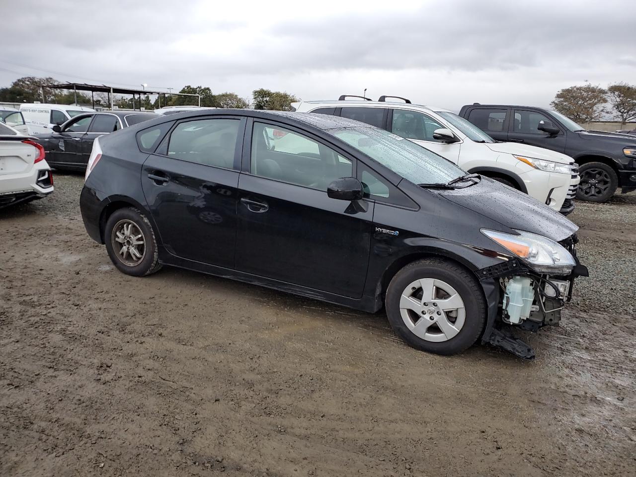 2010 Toyota Prius VIN JTDKN3DU6A0227087 Copart auction photo, front end / side damage thumbnail 4