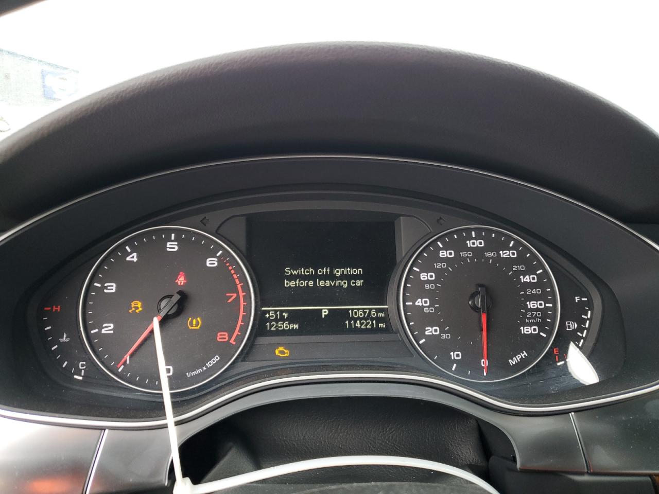 2014 Audi A6 VIN WAUFFAFCXEN004953 Copart auction photo, front end damage thumbnail 9