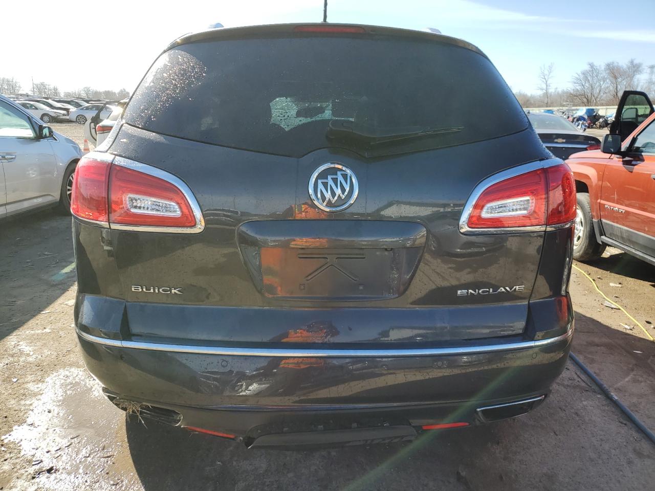 2015 Buick Enclave VIN 5GAKRBKD1FJ347657 Copart auction photo, rollover damage thumbnail 6