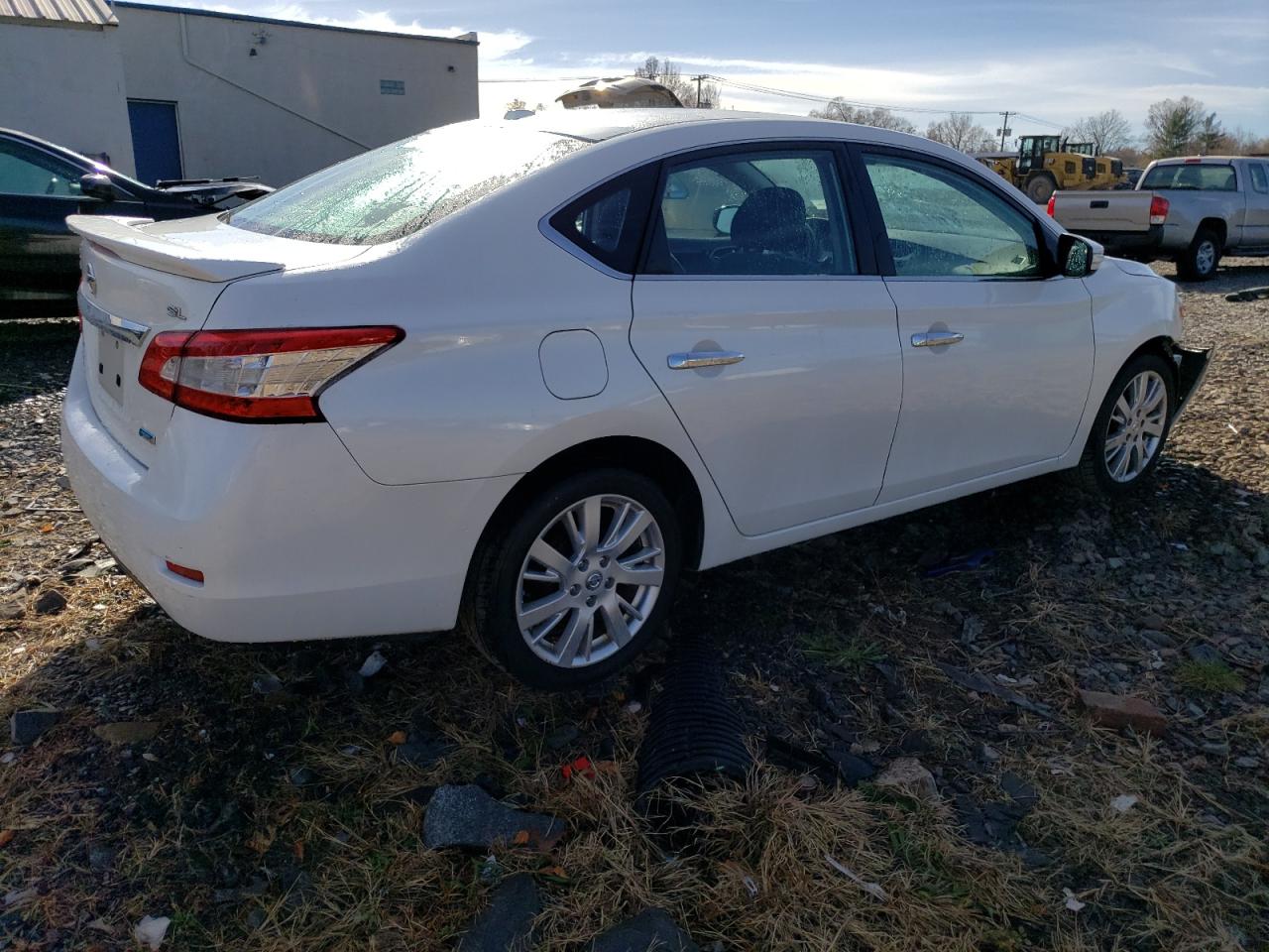 2013 Nissan Sentra VIN 3N1AB7AP5DL745325 Copart auction photo, front end damage thumbnail 3