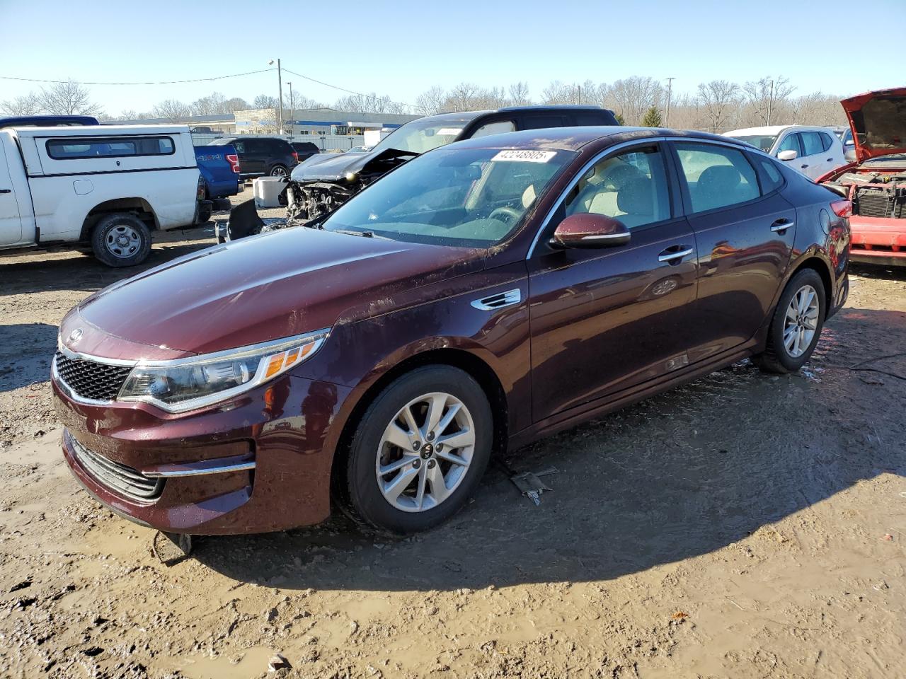 2016 KIA Optima VIN 5XXGT4L38GG051807