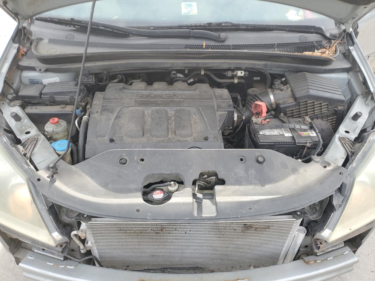 2009 Honda Odyssey VIN 5FNRL38779B005924 Copart auction photo, side / front end damage thumbnail 13