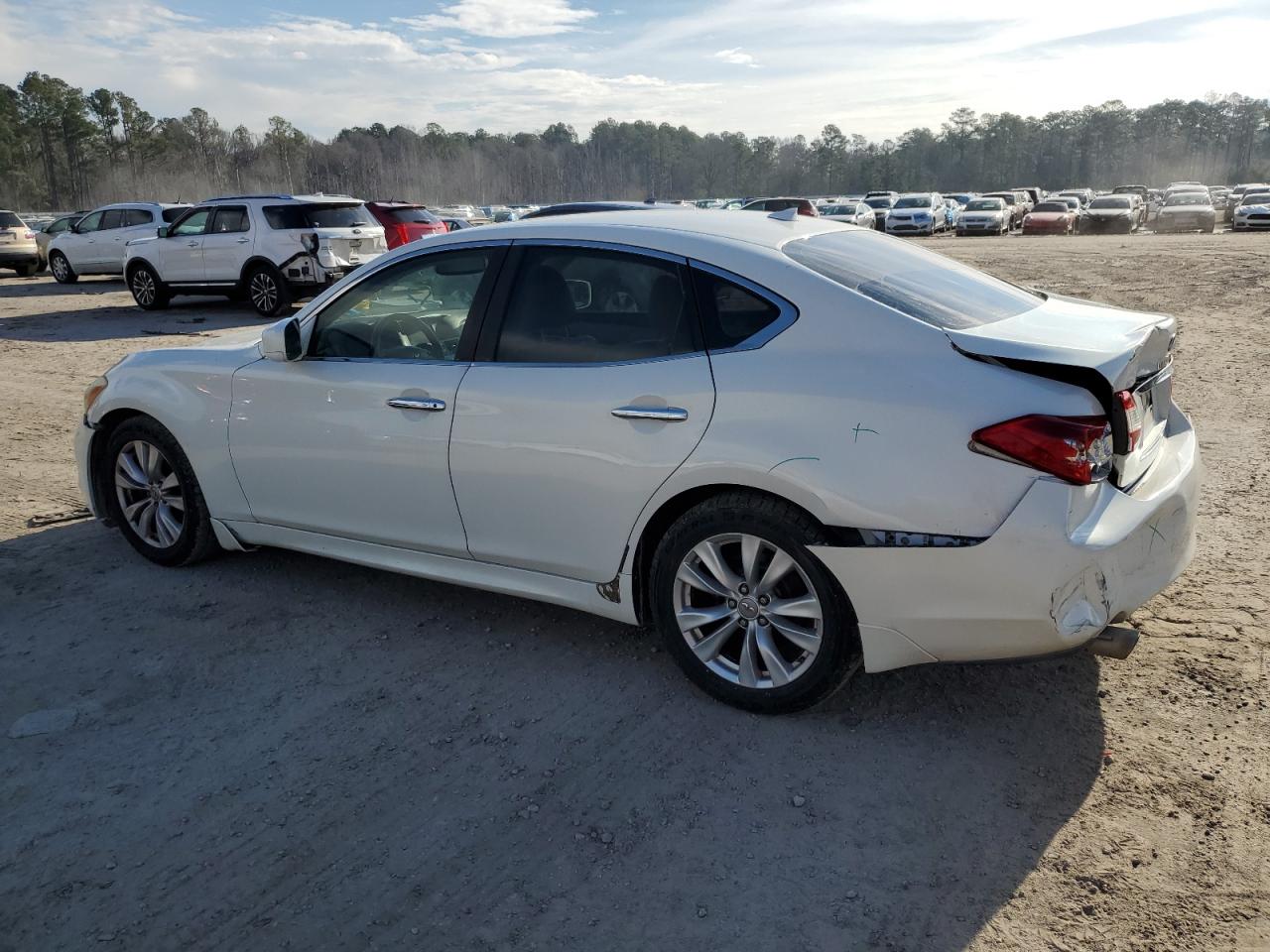 2011 Infiniti M VIN JN1BY1AP4BM322206 Copart auction photo, rear end / front end damage thumbnail 2