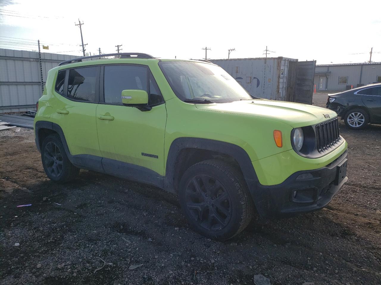 2018 Jeep Renegade VIN ZACCJBBB3JPJ44638 Copart auction photo, side / front end damage thumbnail 4