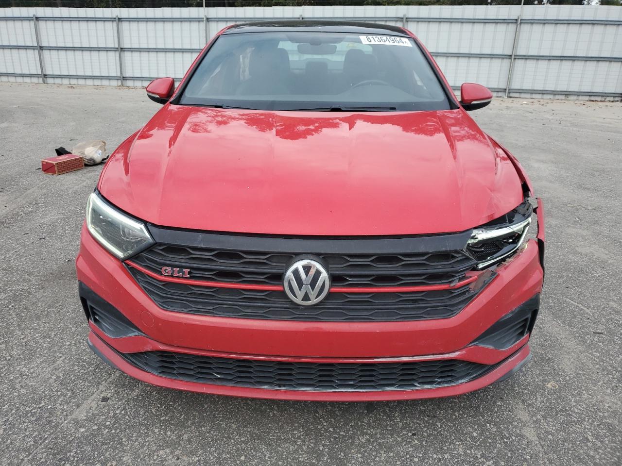 2019 Volkswagen Jetta VIN 3VW6T7BU4KM199433 Copart auction photo, front end / side damage thumbnail 5