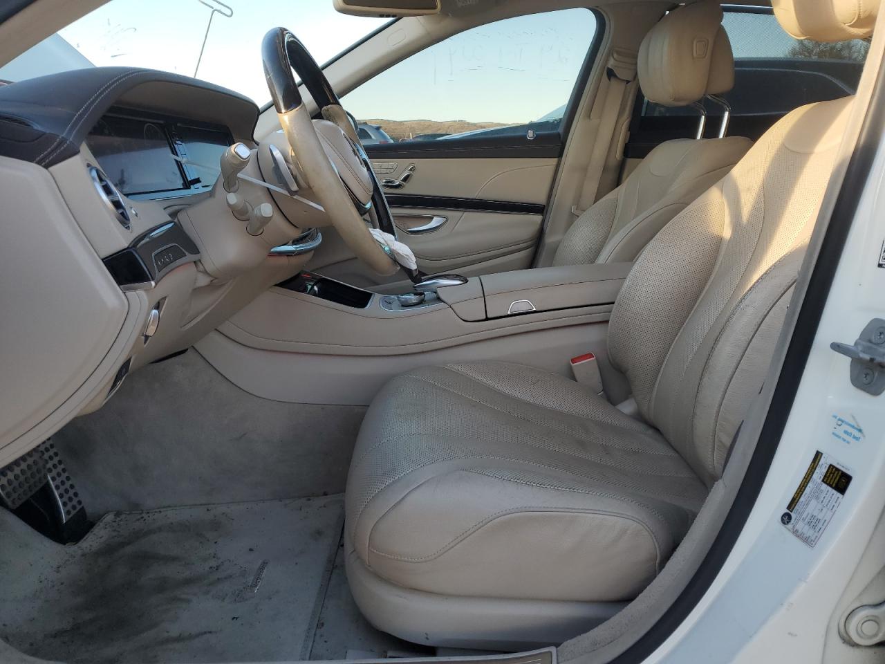 2016 Mercedes-Benz S-klasse VIN WDDUG8CB5GA207468 Copart auction photo, missing/altered vin / vandalism damage thumbnail 7