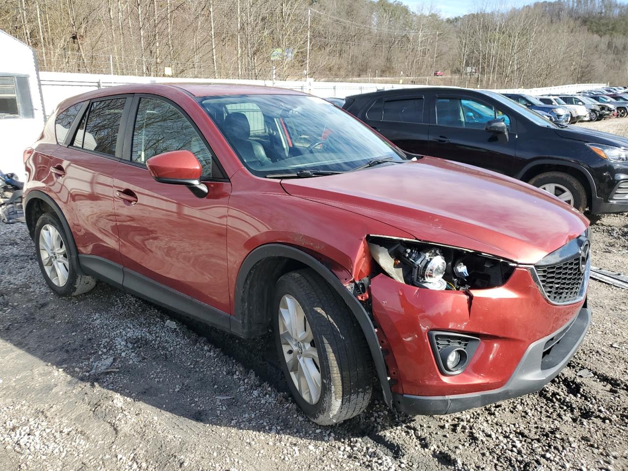 2013 Mazda CX-5 VIN JM3KE4DEXD0120229 Copart auction photo, front end damage thumbnail 4