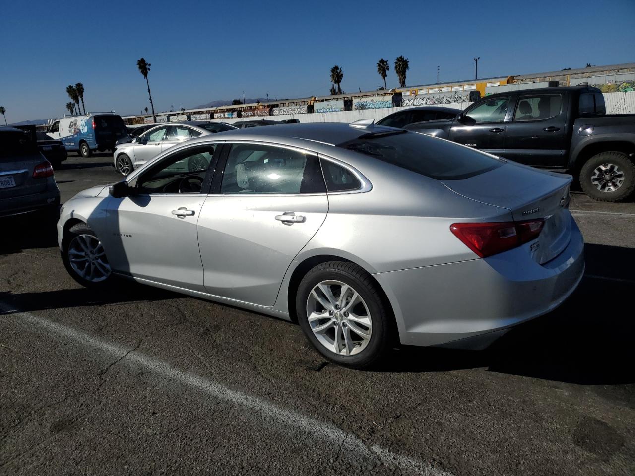 2018 Chevrolet Malibu VIN 1G1ZD5STXJF161866 Copart auction photo, front end damage thumbnail 2