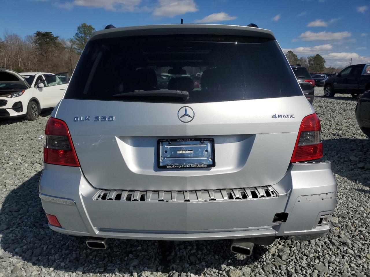 2012 Mercedes-Benz GLK-klasse VIN WDCGG8HBXCF720724 Copart auction photo, rear end damage thumbnail 6
