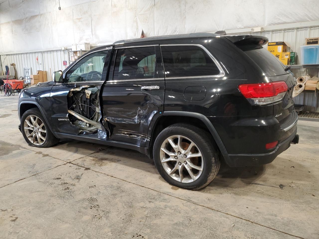 2015 Jeep Grand Cherokee VIN 1C4RJFBG5FC679398 Copart auction photo, side damage thumbnail 2