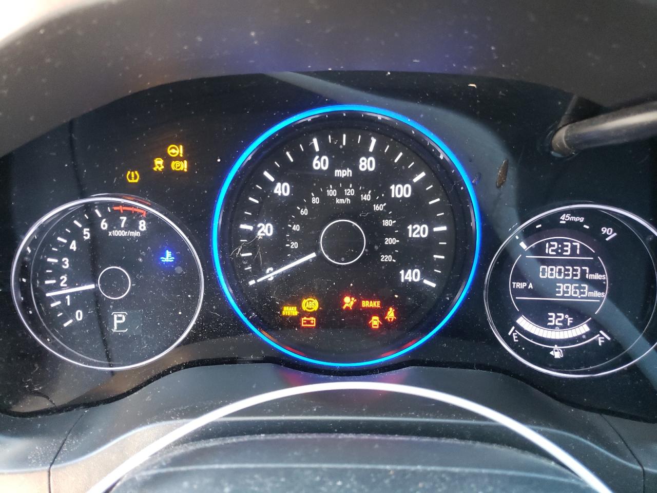 2019 Honda HR-V VIN 3CZRU6H14KG720082 Copart auction photo, front end / rear end damage thumbnail 9