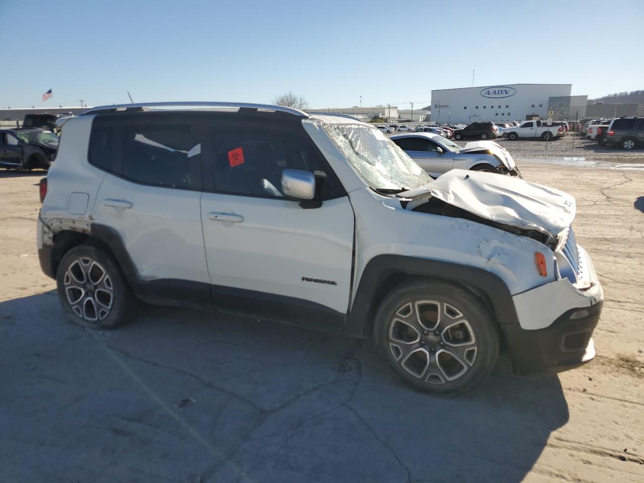 2016 Jeep Renegade VIN ZACCJADT0GPD06124 Copart auction photo, all over / mechanical damage thumbnail 4