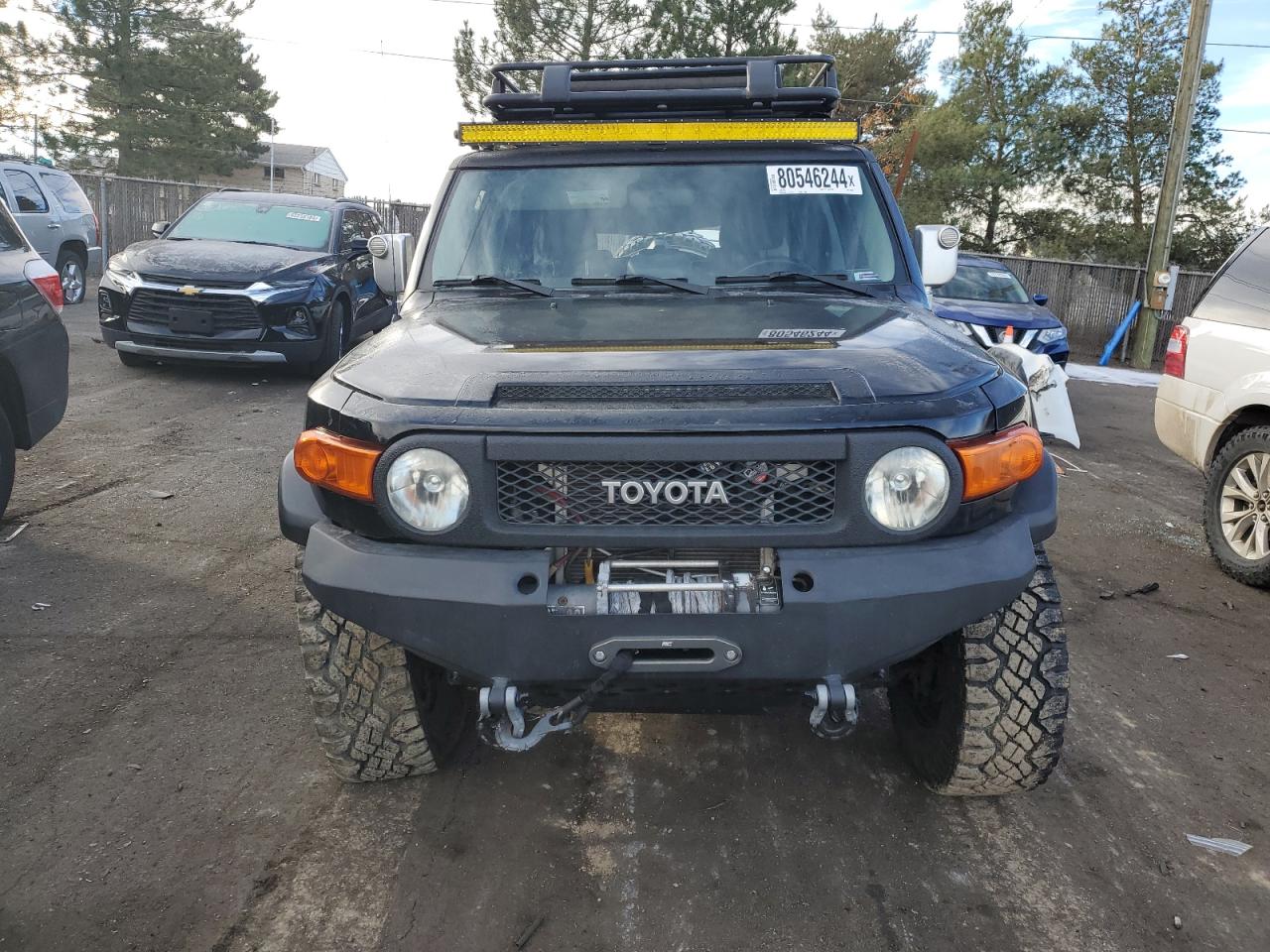 2007 Toyota FJ Cruiser VIN JTEBU11F970043764 Copart auction photo, all over damage thumbnail 5