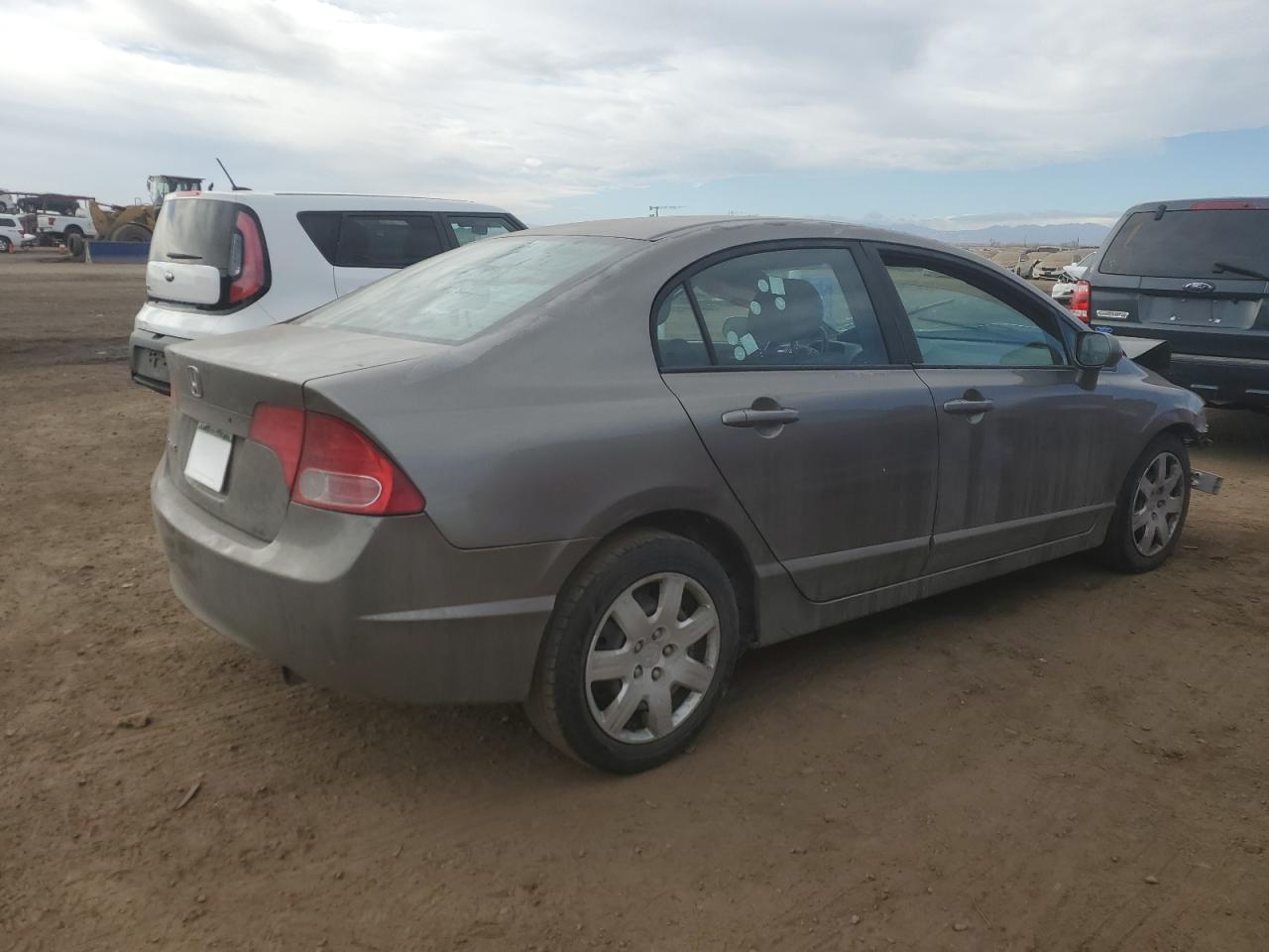 2008 Honda Civic VIN 1HGFA16568L030275 Copart auction photo, front end / side damage thumbnail 3