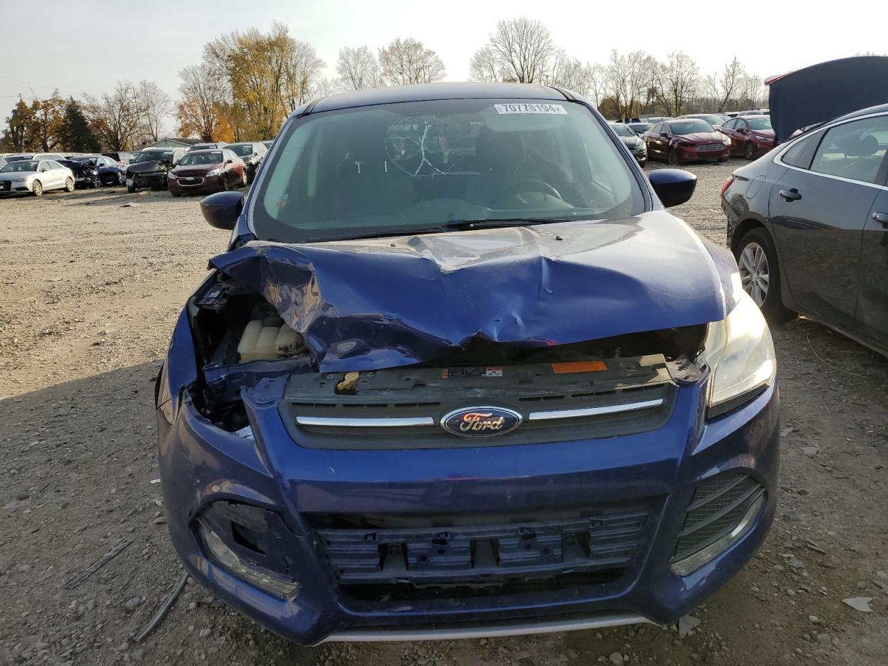 2014 Ford Escape VIN 1FMCU0GX1EUC35412 Copart auction photo, front end / mechanical damage thumbnail 5