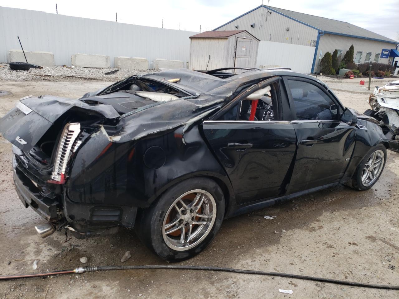 2010 Cadillac CTS VIN 1G6DV5EP9A0109972 Copart auction photo, rollover damage thumbnail 3