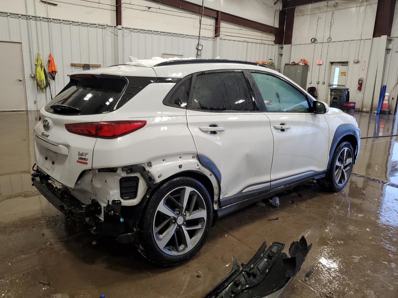 2021 Hyundai Kona VIN KM8K3CA54MU599751 Copart auction photo, rear end damage thumbnail 3