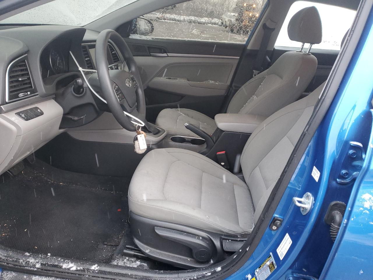 2017 Hyundai Elantra VIN KMHD84LF6HU189688 Copart auction photo, front end damage thumbnail 7