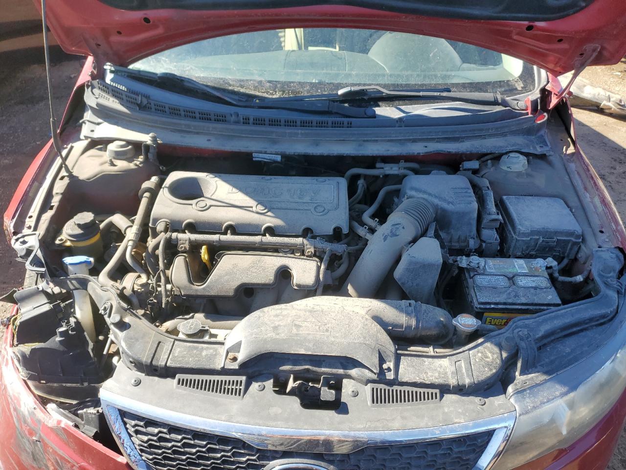 2012 KIA Forte VIN KNAFU4A27C5573424 Copart auction photo, front end / mechanical damage thumbnail 11