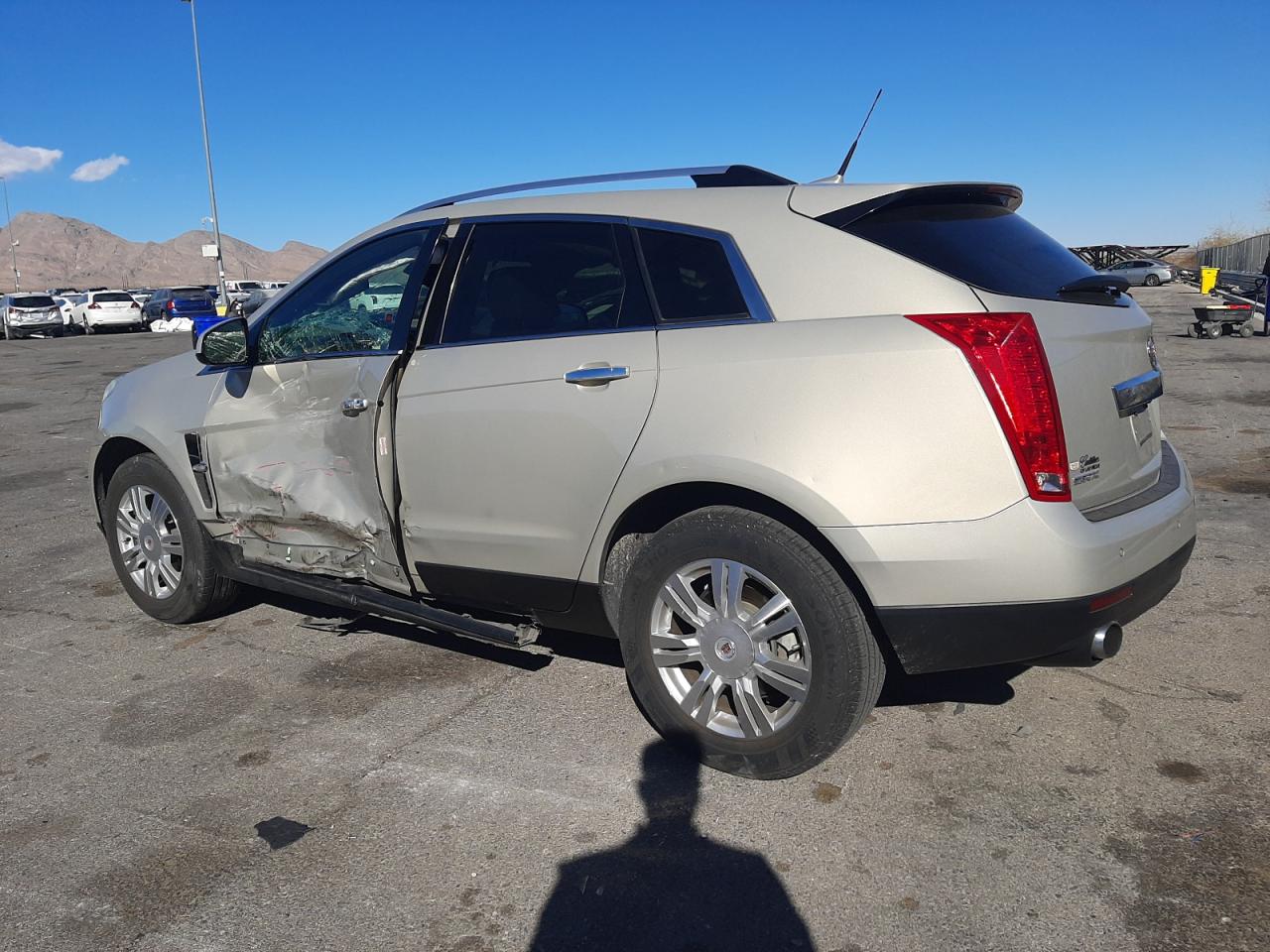2012 Cadillac SRX VIN 3GYFNAE36CS624347 Copart auction photo, side damage thumbnail 2
