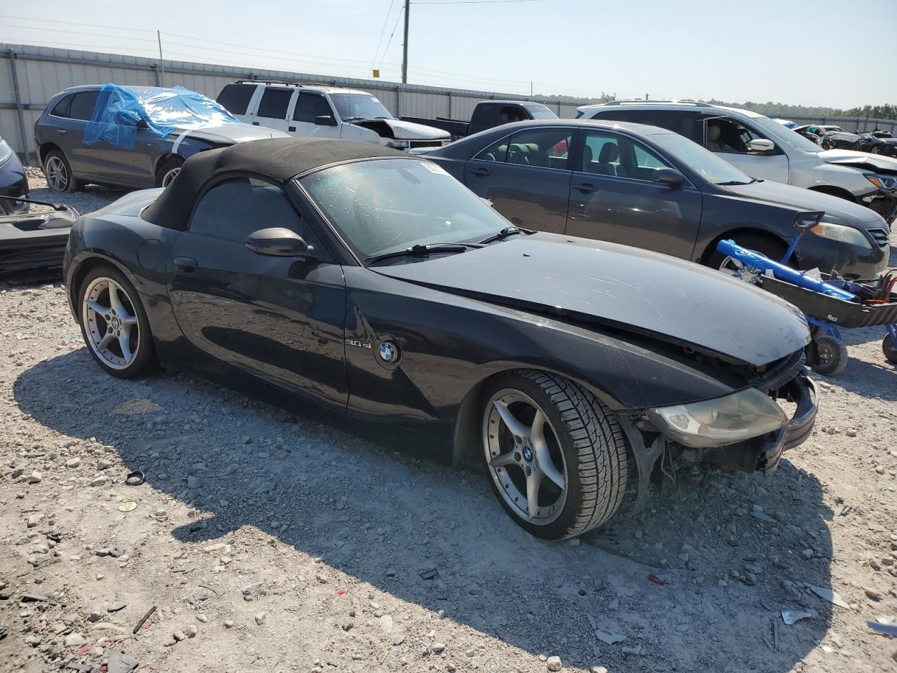 2007 BMW Z4 VIN 4USBU53547LX02715 Copart auction photo, all over damage thumbnail 4