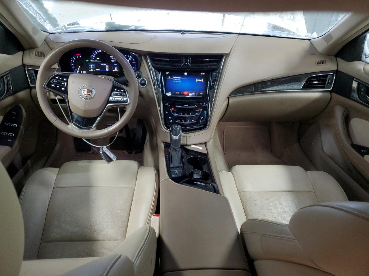 2014 Cadillac CTS VIN 1G6AR5S38E0123750 Copart auction photo, all over / side damage thumbnail 8