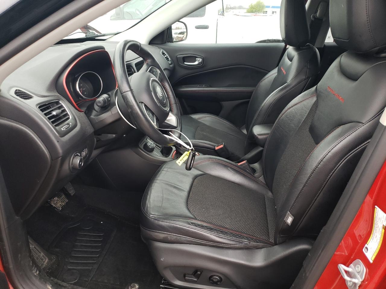 2017 Jeep Compass VIN 3C4NJDDB3HT660263 Copart auction photo, rear end / side damage thumbnail 7