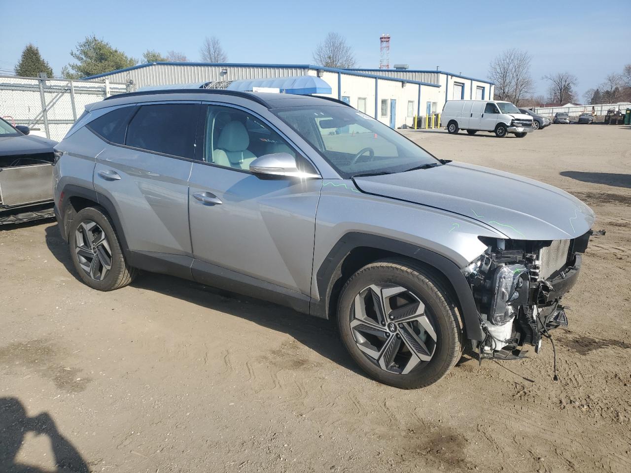 2024 Hyundai Tucson VIN 5NMJECDE9RH302784 Copart auction photo, front end damage thumbnail 4