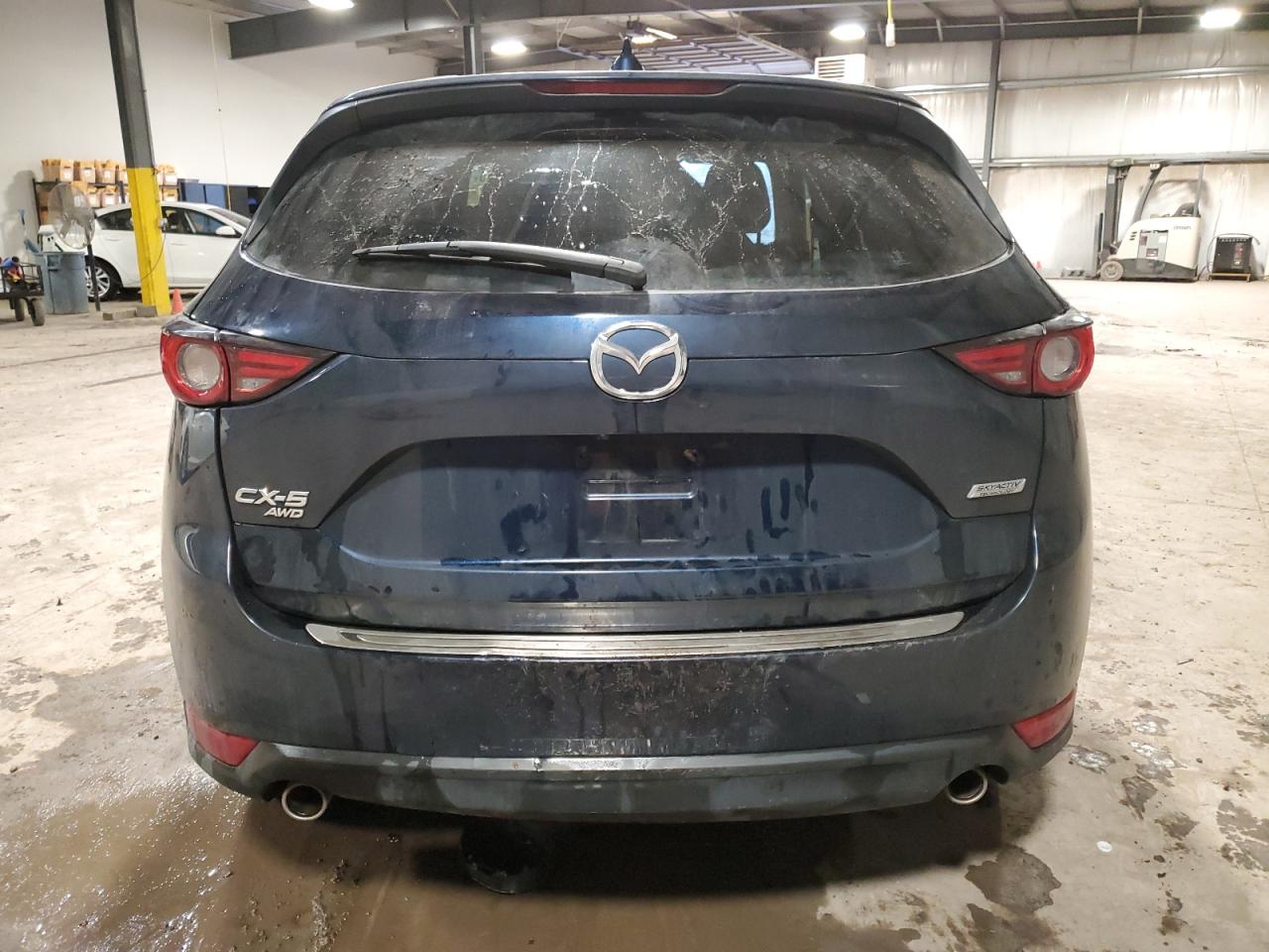 2019 Mazda CX-5 VIN JM3KFBDM2K0594343 Copart auction photo, front end / side damage thumbnail 6