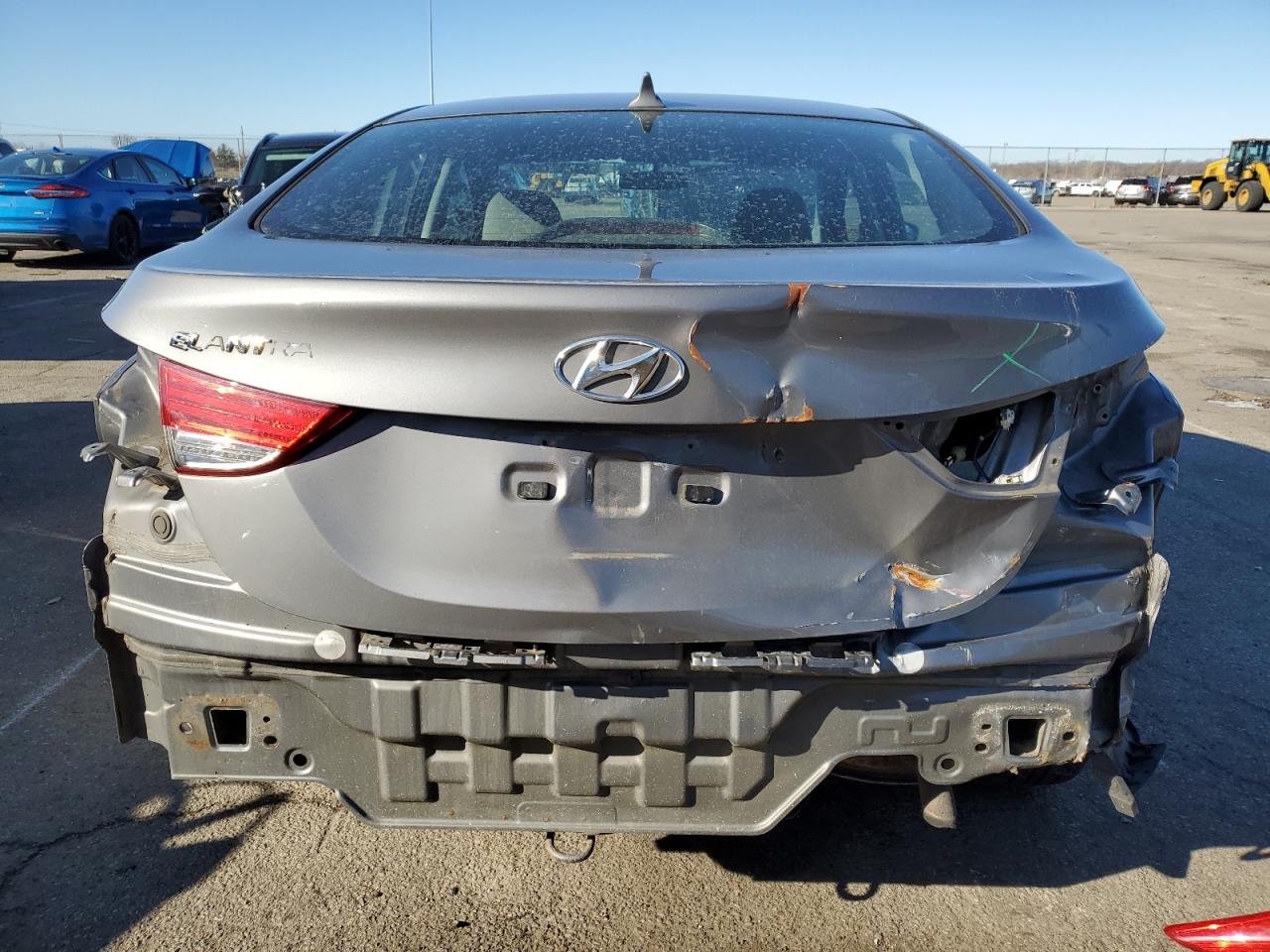 2012 Hyundai Elantra VIN 5NPDH4AE7CH068444 Copart auction photo, rear end / front end damage thumbnail 6