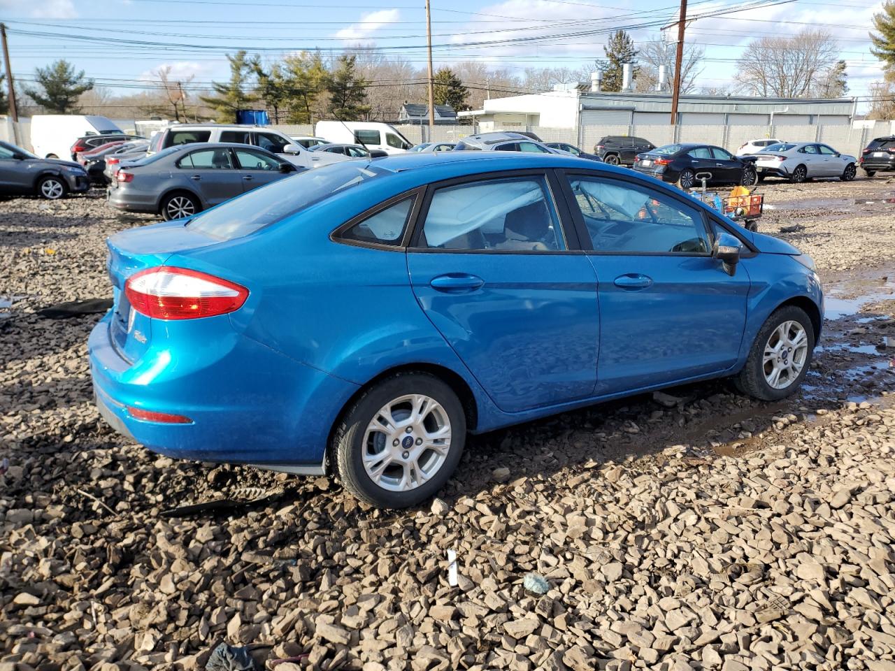 2015 Ford Fiesta VIN 3FADP4BJ6FM202489 Copart auction photo, side damage thumbnail 3