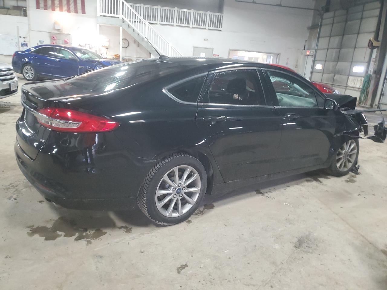2017 Ford Fusion VIN 3FA6P0H74HR185064 Copart auction photo, front end / side damage thumbnail 3