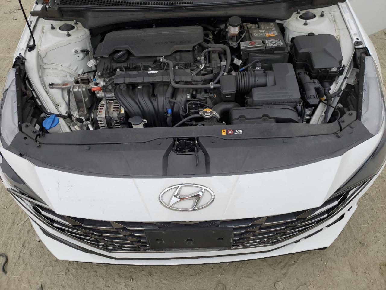 2022 Hyundai Elantra VIN 5NPLN4AG5NH062960 Copart auction photo, front end / undercarriage damage thumbnail 12