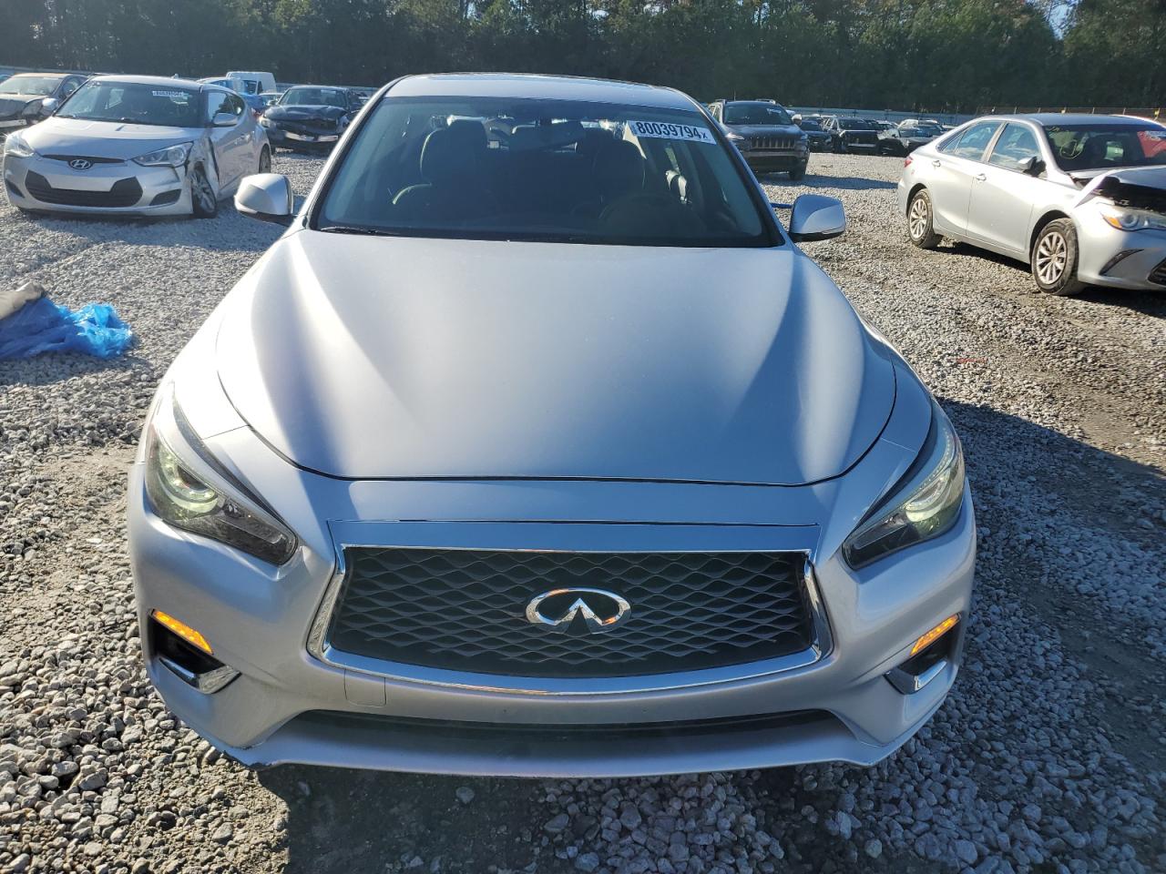 2018 Infiniti Q50 VIN JN1EV7AR9JM433049 Copart auction photo, rear end damage thumbnail 5