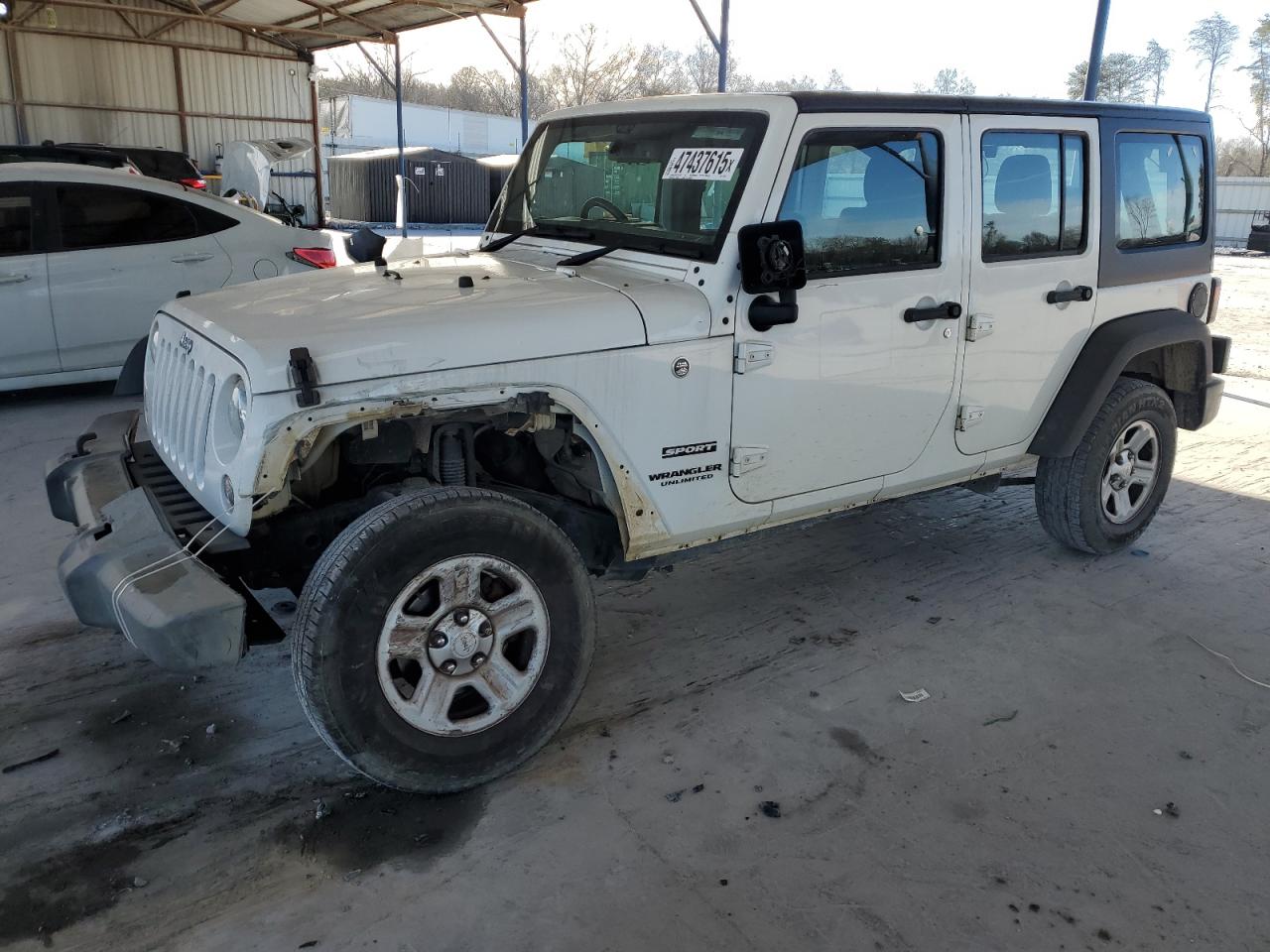 2016 Jeep Wrangler VIN 1C4BJWKG7GL312375