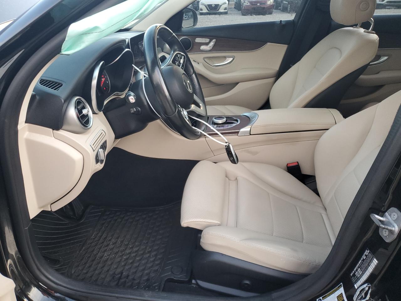 2020 Mercedes-Benz C-klasse VIN W1KWF8DB5LR574103 Copart auction photo, side damage thumbnail 7