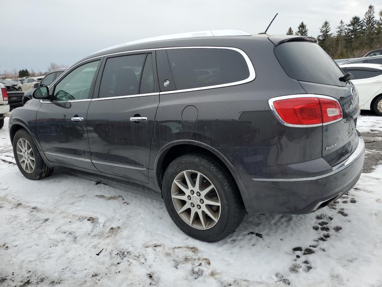 2015 Buick Enclave VIN 5GAKVBKD4FJ161574 Copart auction photo, side / undercarriage damage thumbnail 2